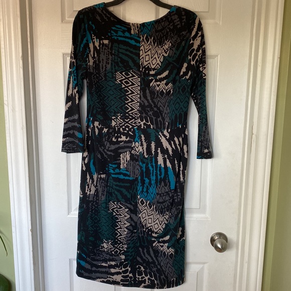 Fun pattern Jones New York dress - Picture 3 of 10